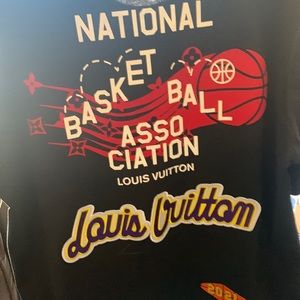 Louis Vuitton lvxnba multi logo T shirt